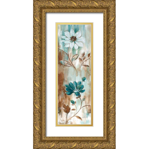 Natures Patina II Gold Ornate Wood Framed Art Print with Double Matting by Nan