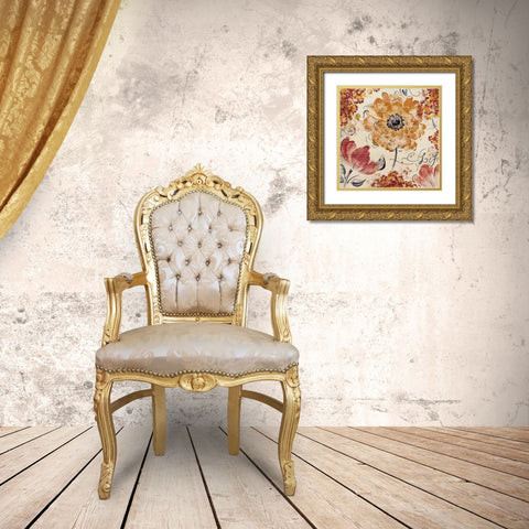 Feels Like Spring II Gold Ornate Wood Framed Art Print with Double Matting by Henson, Richard