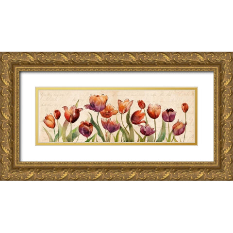 Bow To Summer II Gold Ornate Wood Framed Art Print with Double Matting by Knutsen, Conrad