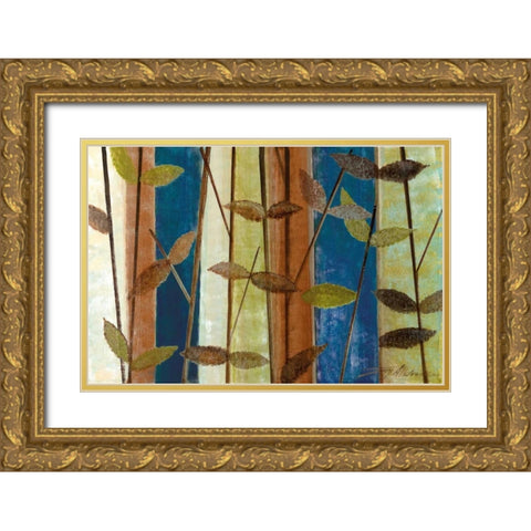 Starting To Turn Gold Ornate Wood Framed Art Print with Double Matting by Alldredge, Joy