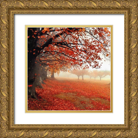 All For Show Gold Ornate Wood Framed Art Print with Double Matting by Weisz, Irene