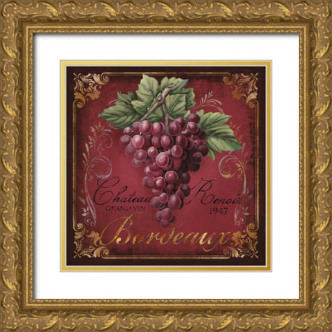 Chateau Renoir Gold Ornate Wood Framed Art Print with Double Matting by Knutsen, Conrad