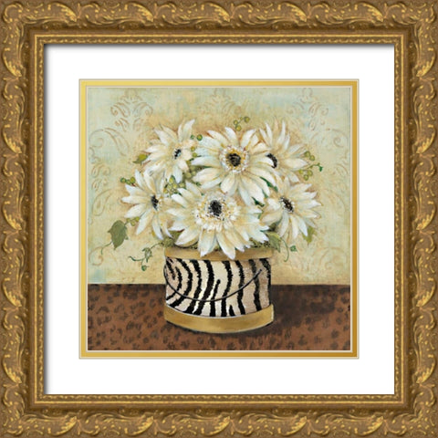 Exotic Touch I Gold Ornate Wood Framed Art Print with Double Matting by Tava Studios