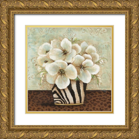Exotic Touch II Gold Ornate Wood Framed Art Print with Double Matting by Tava Studios