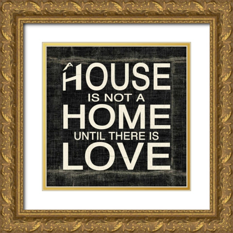 House Gold Ornate Wood Framed Art Print with Double Matting by Donovan, Kelly