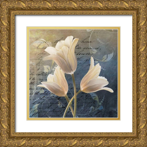 Sweet Breeze II Gold Ornate Wood Framed Art Print with Double Matting by Knutsen, Conrad