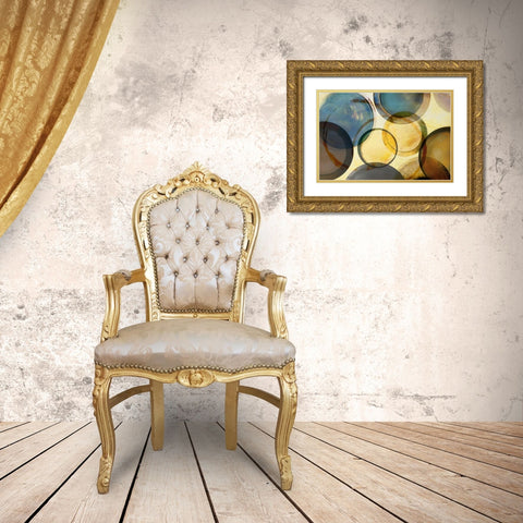Worlds Collide Gold Ornate Wood Framed Art Print with Double Matting by Craven, Katrina