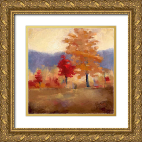 Fall Splendor II Gold Ornate Wood Framed Art Print with Double Matting by Margulis, Karen