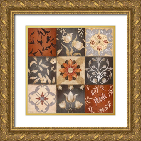 Patterns Of Nature II Gold Ornate Wood Framed Art Print with Double Matting by Tava Studios