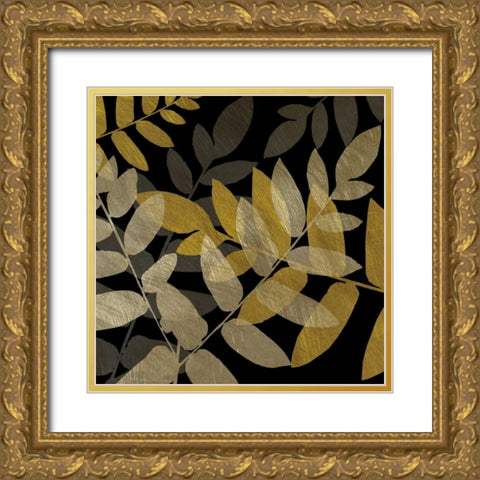 Shimmering Light I Gold Ornate Wood Framed Art Print with Double Matting by Craven, Katrina