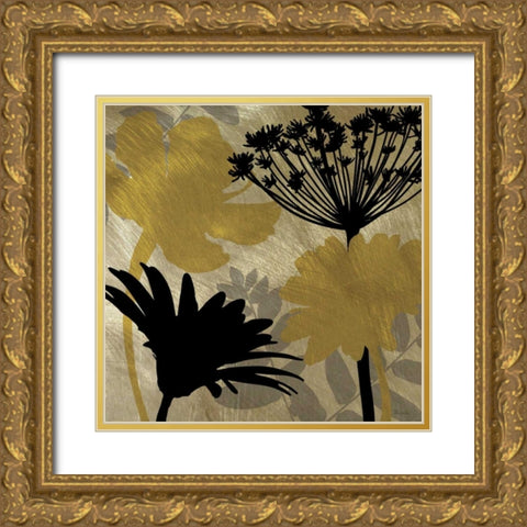 Shimmering Light IV Gold Ornate Wood Framed Art Print with Double Matting by Craven, Katrina