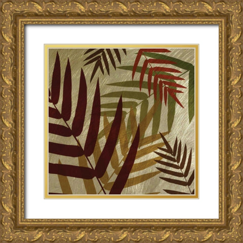 Spice Shimmering Gold Ornate Wood Framed Art Print with Double Matting by Craven, Katrina