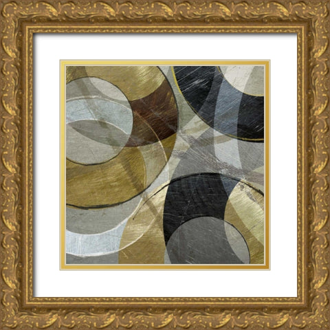 Metallic Atmosphere Gold Ornate Wood Framed Art Print with Double Matting by Craven, Katrina