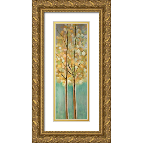 Shandelee Woods I Gold Ornate Wood Framed Art Print with Double Matting by Jill, Susan