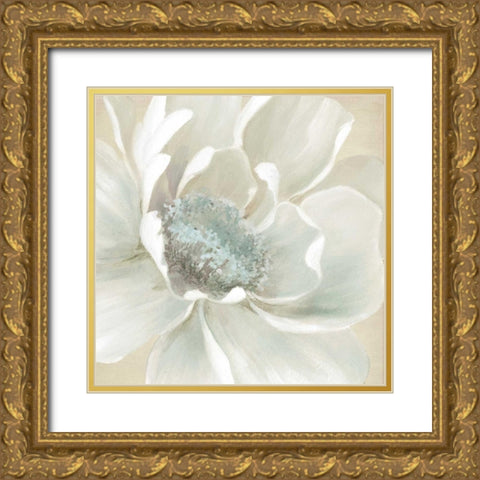 Winter Blooms I Gold Ornate Wood Framed Art Print with Double Matting by Robinson, Carol
