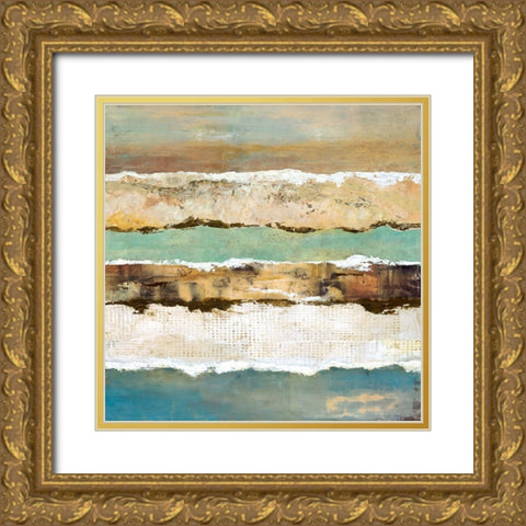 On Edge Revisited II Gold Ornate Wood Framed Art Print with Double Matting by Olson, Norm