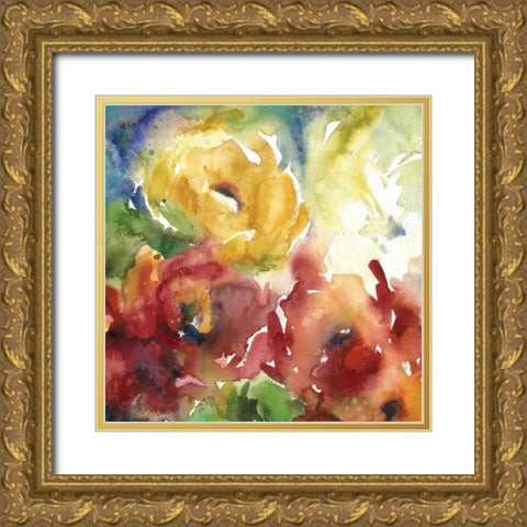 Summer Wash I Gold Ornate Wood Framed Art Print with Double Matting by Robinson, Carol