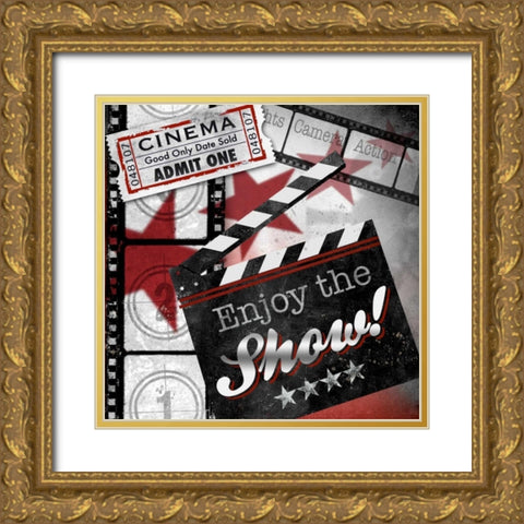 Enjoy the Show Gold Ornate Wood Framed Art Print with Double Matting by Knutsen, Conrad