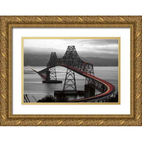 Boomerang Gold Ornate Wood Framed Art Print with Double Matting by Reed, Aaron