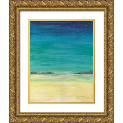 Tropics I Gold Ornate Wood Framed Art Print with Double Matting by Coopersmith, Justin