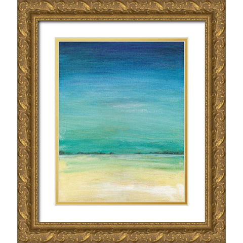 Tropics II Gold Ornate Wood Framed Art Print with Double Matting by Coopersmith, Justin
