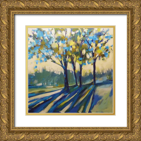 Long Shadows Gold Ornate Wood Framed Art Print with Double Matting by Margulis, Karen