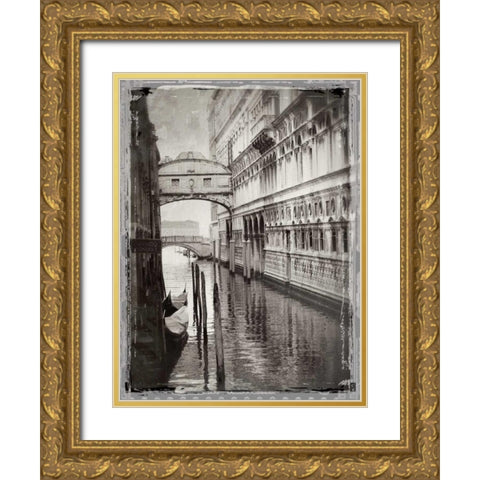 Venice Romance I Gold Ornate Wood Framed Art Print with Double Matting by Jackson, Susan