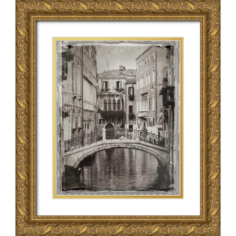 Venice Romance II Gold Ornate Wood Framed Art Print with Double Matting by Jackson, Susan