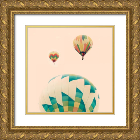 Up and Away II Gold Ornate Wood Framed Art Print with Double Matting by Jackson, Susan