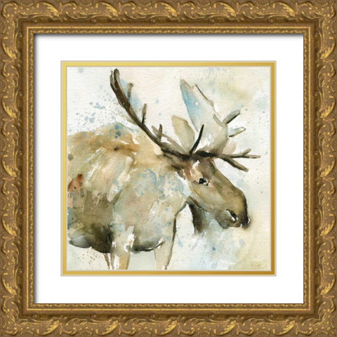 Trek Across the Gold Ornate Wood Framed Art Print with Double Matting by Robinson, Carol