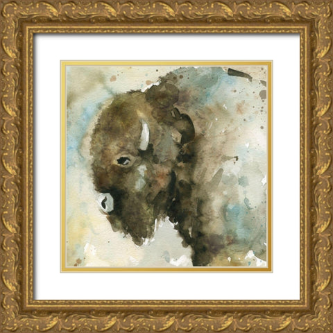 On Guard Gold Ornate Wood Framed Art Print with Double Matting by Robinson, Carol