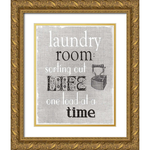 Sorting Out Life Gold Ornate Wood Framed Art Print with Double Matting by Robinson, Carol