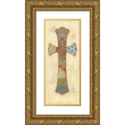 Before the Cross I Gold Ornate Wood Framed Art Print with Double Matting by Tava Studios