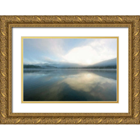 Honeymoon Gold Ornate Wood Framed Art Print with Double Matting by Delimont, Danita