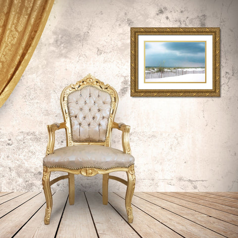 Sunset Isle I Gold Ornate Wood Framed Art Print with Double Matting by Delimont, Danita