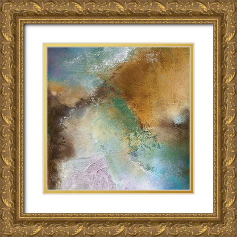 Moonstone III Gold Ornate Wood Framed Art Print with Double Matting by Olson, Norm