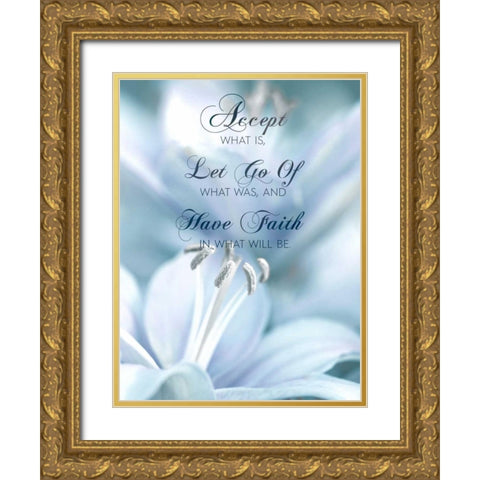 Have Faith Gold Ornate Wood Framed Art Print with Double Matting by Delimont, Danita