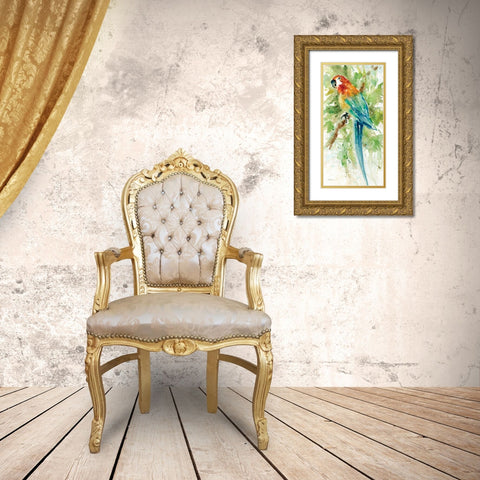 Island Beauty II Gold Ornate Wood Framed Art Print with Double Matting by Robinson, Carol