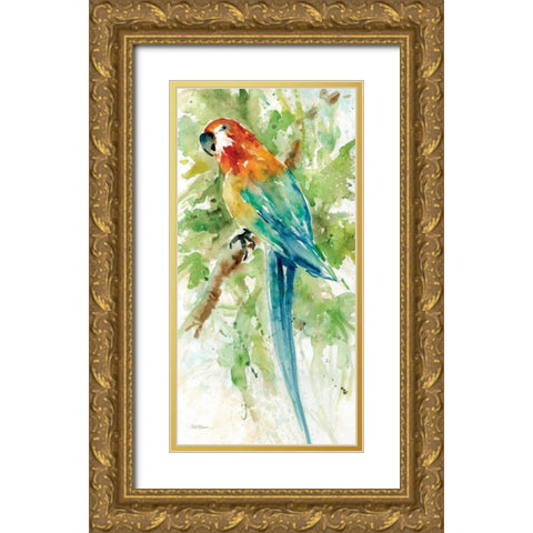 Island Beauty II Gold Ornate Wood Framed Art Print with Double Matting by Robinson, Carol