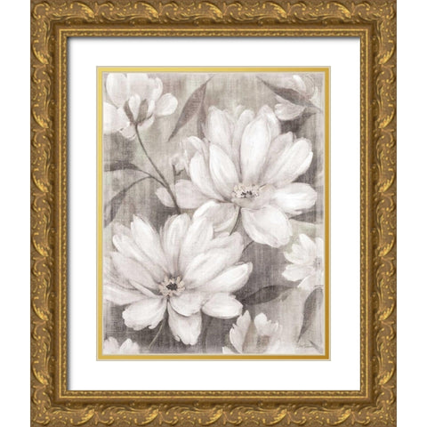 Weekend Morning Gold Ornate Wood Framed Art Print with Double Matting by Robinson, Carol