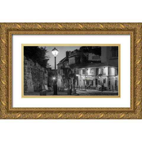 Twilight at Maison Gold Ornate Wood Framed Art Print with Double Matting by Delimont, Danita