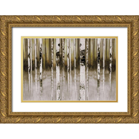 Fern Creek Gold Ornate Wood Framed Art Print with Double Matting by Jill, Susan