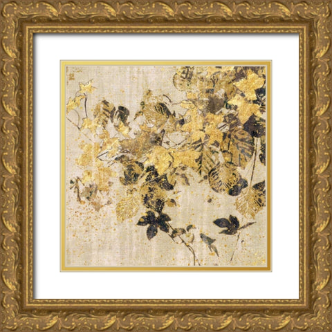 Bold Ivy Gold Ornate Wood Framed Art Print with Double Matting by Nan