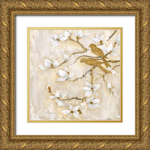 Song of Spring II Gold Ornate Wood Framed Art Print with Double Matting by Tava Studios