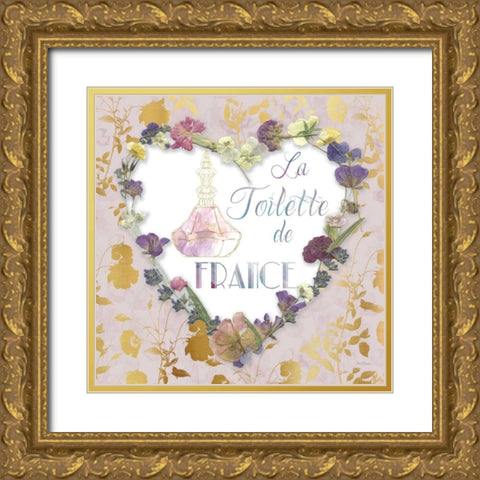 La Toilette de Gold Ornate Wood Framed Art Print with Double Matting by Robinson, Carol