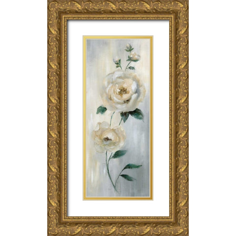 Carolina Springs Bloom I Gold Ornate Wood Framed Art Print with Double Matting by Nan