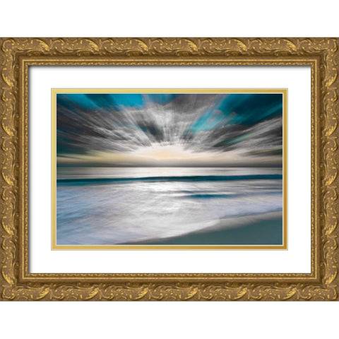 Tamarack Light Gold Ornate Wood Framed Art Print with Double Matting by Delimont, Danita