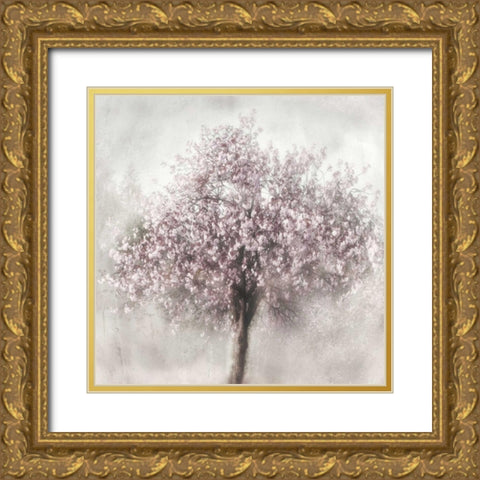 Blossoms of Spring II Gold Ornate Wood Framed Art Print with Double Matting by Weisz, Irene