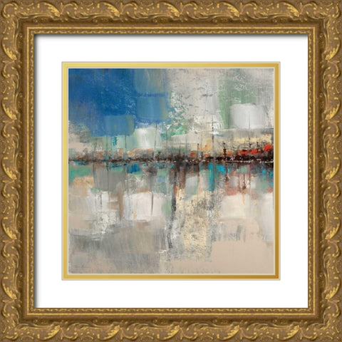 Shoreline Gold Ornate Wood Framed Art Print with Double Matting by Manning, Ruane