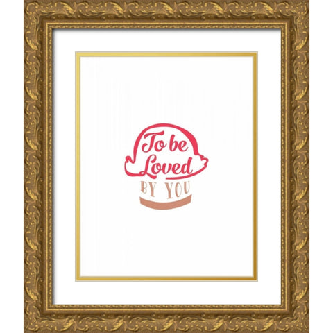 How Sweet It Is Gold Ornate Wood Framed Art Print with Double Matting by CAD Designs